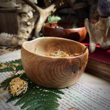 Western Hemlock Offering Bowl