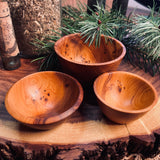 Pacific Yew Offering Dish - Set of 3