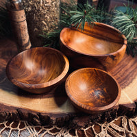 Pacific Yew Offering Dish - Set of 3