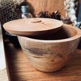 Spalted Bigleaf Maple Bone Casting Bowl