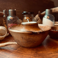 Spalted Bigleaf Maple Spell-Candle Holder